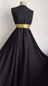 Crep regal Negru textura imitatie de In VOAL1202